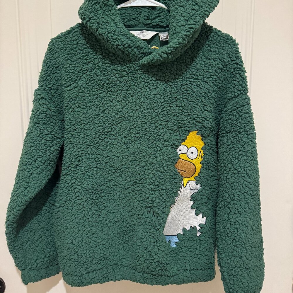 2024 H&M x Simpsons Homer Simpson hoodie size youth medium